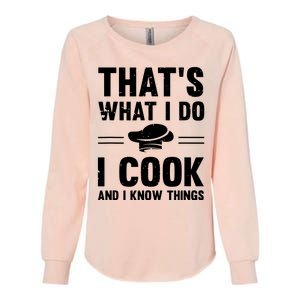 Great Cooking Saying Gift Kitchen Women Men Womens California Wash Sweatshirt