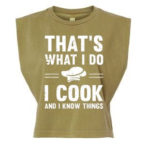 Great Cooking Saying Gift Kitchen Women Men Garment-Dyed Women's Muscle Tee