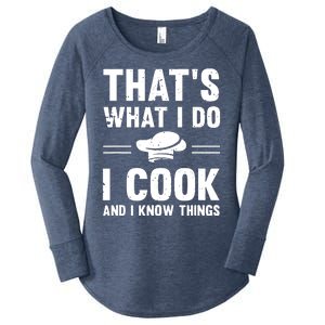 Great Cooking Saying Gift Kitchen Women Men Women's Perfect Tri Tunic Long Sleeve Shirt