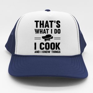 Great Cooking Saying Gift Kitchen Women Men Trucker Hat