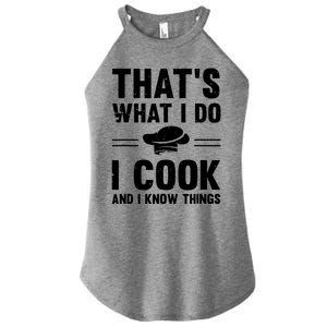 Great Cooking Saying Gift Kitchen Women Men Women's Perfect Tri Rocker Tank