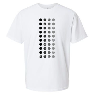 Geometric Circle Shapes Geometry Art Grid Pattern Distressed Sueded Cloud Jersey T-Shirt