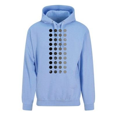 Geometric Circle Shapes Geometry Art Grid Pattern Distressed Unisex Surf Hoodie