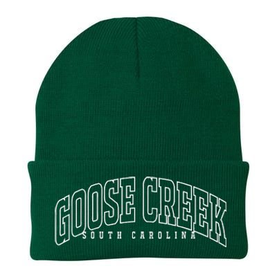 Goose Creek South Carolina Sc Vintage Throwback Athletic Knit Cap Winter Beanie