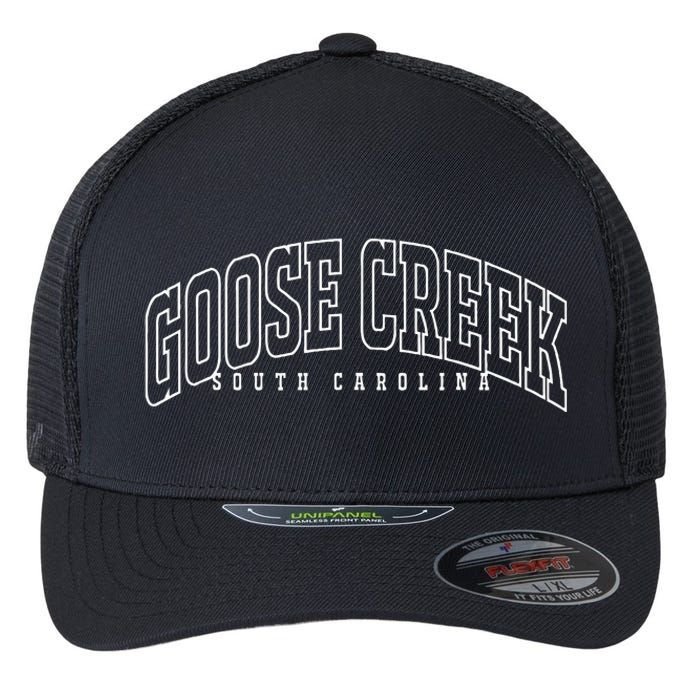 Goose Creek South Carolina Sc Vintage Throwback Athletic Flexfit Unipanel Trucker Cap