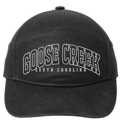 Goose Creek South Carolina Sc Vintage Throwback Athletic 7-Panel Snapback Hat