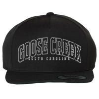 Goose Creek South Carolina Sc Vintage Throwback Athletic Wool Snapback Cap