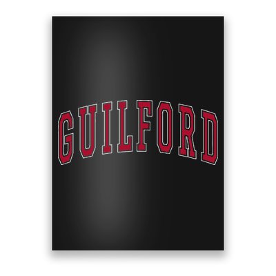 Guilford Connecticut Souvenir College Poster