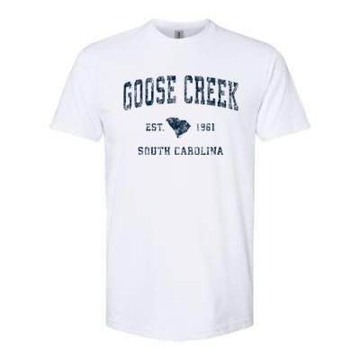 Goose Creek South Carolina Sc Vintage Sports Softstyle CVC T-Shirt