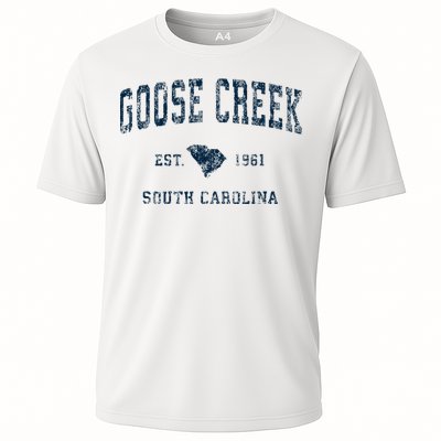 Goose Creek South Carolina Sc Vintage Sports Cooling Performance Crew T-Shirt