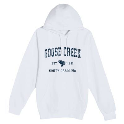 Goose Creek South Carolina Sc Vintage Sports Premium Pullover Hoodie