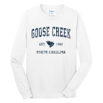 Goose Creek South Carolina Sc Vintage Sports Tall Long Sleeve T-Shirt