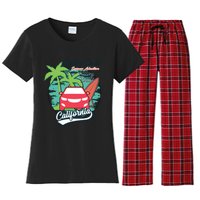 Golden Coast Summer Adventure Women's Flannel Pajama Set