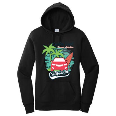 Golden Coast Summer Adventure Women's Pullover Hoodie