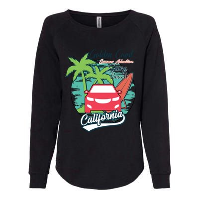 Golden Coast Summer Adventure Womens California Wash Sweatshirt