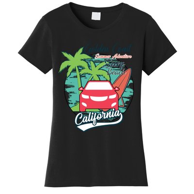 Golden Coast Summer Adventure Women's T-Shirt