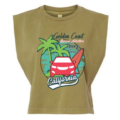 Golden Coast Summer Adventure Garment-Dyed Women's Muscle Tee