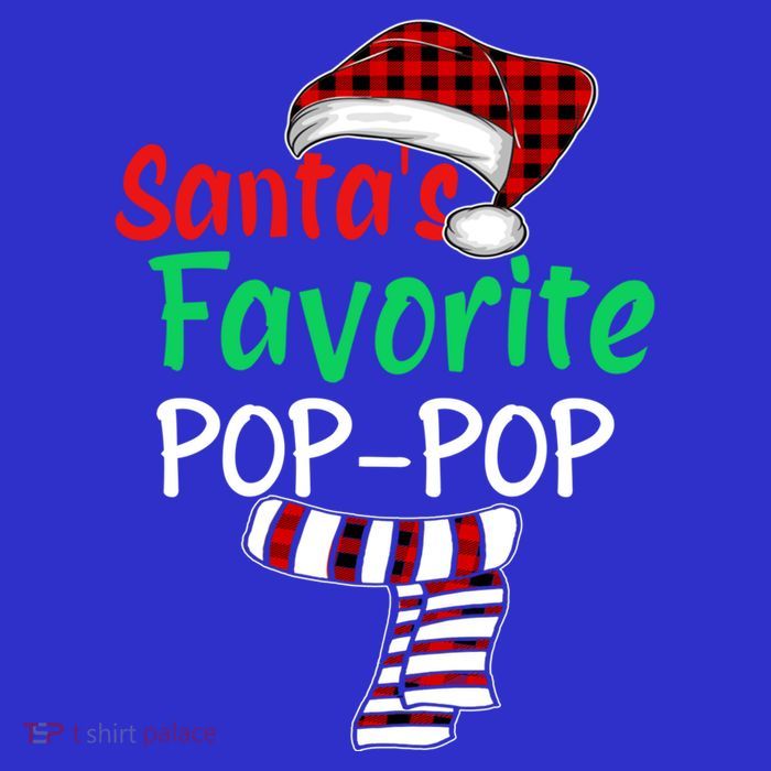Grandpa Christmas Santa Hagift SantaS Favorite Poppop Gift Tall T-Shirt