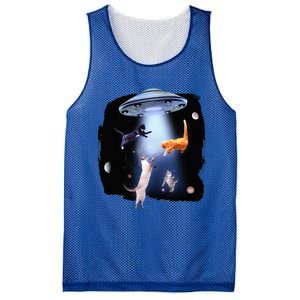 Galaxy Cat Space Kitty Planets Galaxy Mesh Reversible Basketball Jersey Tank