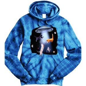 Galaxy Cat Space Kitty Planets Galaxy Tie Dye Hoodie