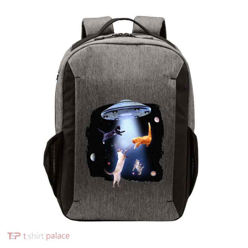 Galaxy Cat Space Kitty Planets Galaxy Vector Backpack