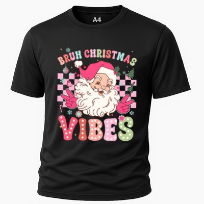 Groovy Cute Santa Claus Bruh Christmas Vibes Xmas Gift Performance Shirt