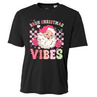 Groovy Cute Santa Claus Bruh Christmas Vibes Xmas Gift Cooling Performance Crew T-Shirt