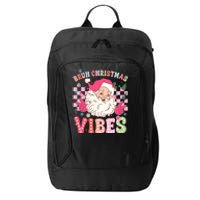 Groovy Cute Santa Claus Bruh Christmas Vibes Xmas Gift City Backpack