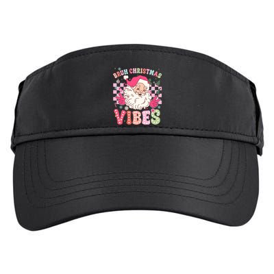 Groovy Cute Santa Claus Bruh Christmas Vibes Xmas Gift Adult Drive Performance Visor