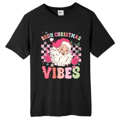 Groovy Cute Santa Claus Bruh Christmas Vibes Xmas Gift Tall Fusion ChromaSoft Performance T-Shirt