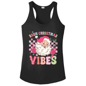 Groovy Cute Santa Claus Bruh Christmas Vibes Xmas Gift Ladies PosiCharge Competitor Racerback Tank