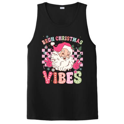 Groovy Cute Santa Claus Bruh Christmas Vibes Xmas Gift PosiCharge Competitor Tank