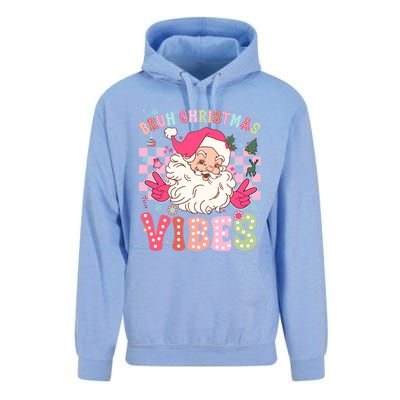 Groovy Cute Santa Claus Bruh Christmas Vibes Xmas Gift Unisex Surf Hoodie