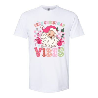 Groovy Cute Santa Claus Bruh Christmas Vibes Xmas Gift Softstyle CVC T-Shirt