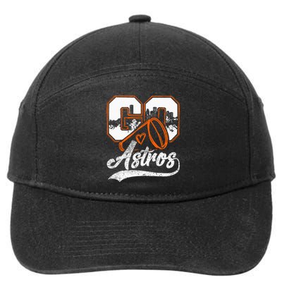 Go Cheer Sports Fan Pride 7-Panel Snapback Hat