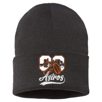 Go Cheer Sports Fan Pride Sustainable Knit Beanie