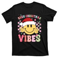 Groovy Cute Santa Claus Bruh Christmas Vibes Xmas Gift T-Shirt