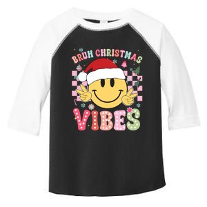 Groovy Cute Santa Claus Bruh Christmas Vibes Xmas Gift Toddler Fine Jersey T-Shirt