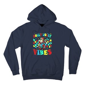 Groovy Cute Santa Claus Christmas Vibes Gift Hoodie