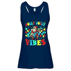 Groovy Cute Santa Claus Christmas Vibes Gift Ladies Essential Flowy Tank