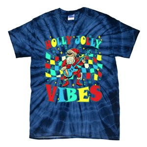 Groovy Cute Santa Claus Christmas Vibes Gift Tie-Dye T-Shirt