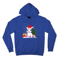 Girls Cute Santa Unicorn Christmas Unicorn Xmas Gift Hoodie