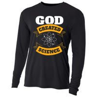 God Created Science Christian Cooling Performance Long Sleeve Crew