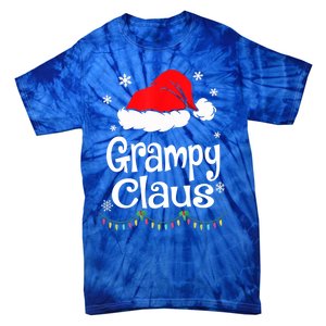 Grampy Claus Santa Christmas Matching Family Pajama Funny Gift Tie-Dye T-Shirt