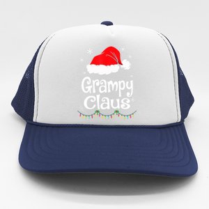 Grampy Claus Santa Christmas Matching Family Pajama Funny Gift Trucker Hat