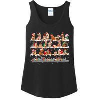 Goldendoodle Christmas Snow Layers Santa Dog Ugly Xmas Ladies Essential Tank