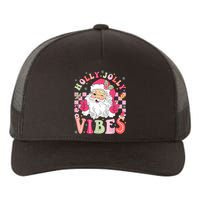 Groovy Cute Santa Claus Christmas Vibes Xmas Women Girl Yupoong Adult 5-Panel Trucker Hat