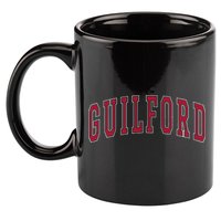 Guilford Connecticut Souvenir College Style Red Text 11oz C Handle Ceramic Mug