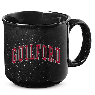 Guilford Connecticut Souvenir College Style Red Text 15oz Campfire Ceramic Mug