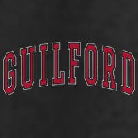 Guilford Connecticut Souvenir College Style Red Text Beanie